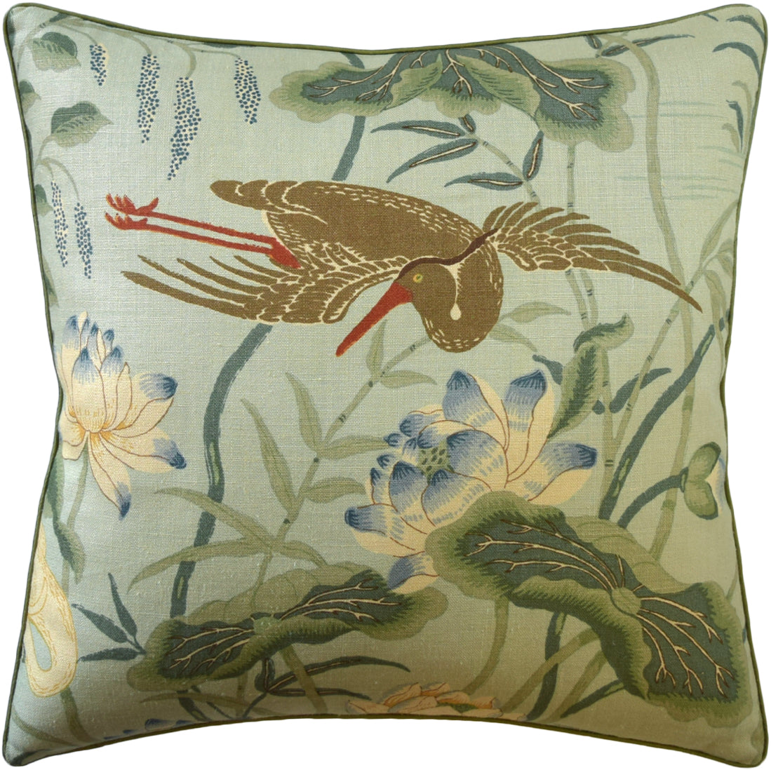 Lotus Garden Pillow