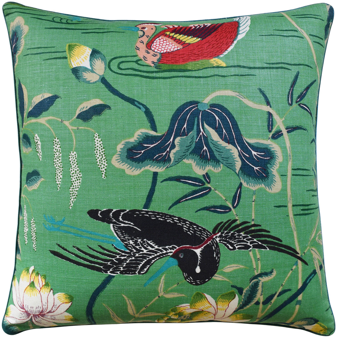 Lotus Garden Pillow
